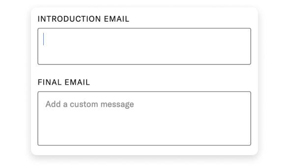 Customize the emails