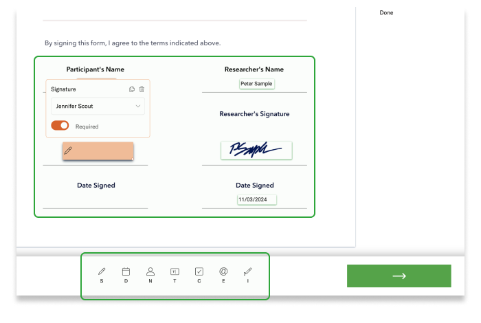 Step 2: Add fields for all signers to the document